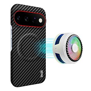 Θήκη Google Pixel 11 5G / 11 Pro 5G - IMAK Ruiyi Series - Πλάτη από Συνθετικό Δέρμα (PU) με PC - Μαύρο — εικόνα 2