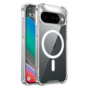 Σκληρή Πλάτη PC+TPU για Google Pixel 11 Pro 5G / 11 5G (OEM) σε Διάφανο — μαγνητικός δακτύλιος, αερόσακοι στις γωνίες & αντοχή στο κιτρίνισμα.