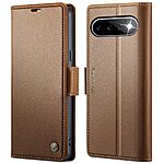 Flip Πορτοφόλι για Google Pixel 11 Pro 5G / 11 5G (CASEME) σε Καφέ — 3 θήκες καρτών, προστασία RFID & stand για hands-free προβολή.