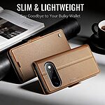 Θήκη Google Pixel 11 Pro 5G / 11 5G - CASEME 023 Series - Flip Πορτοφόλι από Συνθετικό Δέρμα (PU) με TPU - Καφέ - RFID/Stand — εικόνα 10