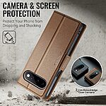 Θήκη Google Pixel 11 Pro 5G / 11 5G - CASEME 023 Series - Flip Πορτοφόλι από Συνθετικό Δέρμα (PU) με TPU - Καφέ - RFID/Stand — εικόνα 2