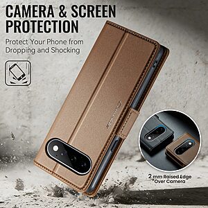 Θήκη Google Pixel 11 Pro 5G / 11 5G - CASEME 023 Series - Flip Πορτοφόλι από Συνθετικό Δέρμα (PU) με TPU - Καφέ - RFID/Stand — εικόνα 2