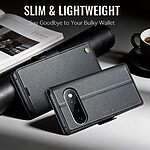 Θήκη Google Pixel 11 Pro 5G / 11 5G - CASEME 023 Series - Flip Πορτοφόλι από Συνθετικό Δέρμα (PU) με TPU - Μαύρο - RFID/Stand — εικόνα 10