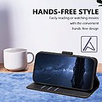 Θήκη Google Pixel 11 Pro 5G / 11 5G - OEM - Flip Πορτοφόλι από Συνθετικό Δέρμα (PU) με TPU - Μαύρο - Stand/Λουράκι — εικόνα 4