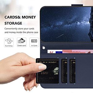 Θήκη Google Pixel 11 Pro 5G / 11 5G - OEM - Flip Πορτοφόλι από Συνθετικό Δέρμα (PU) με TPU - Μπλε - Stand/Λουράκι — εικόνα 2