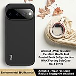 Θήκη Google Pixel 11 Pro 5G / 11 5G - IMAK UC-3 Series - Πλάτη TPU - Μαύρο — εικόνα 3