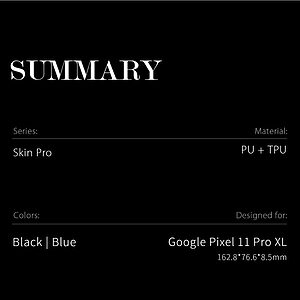 Θήκη Google Pixel 11 Pro XL 5G - DUX DUCIS Skin Pro Series - Flip Πορτοφόλι από Συνθετικό Δέρμα (PU) με TPU - Μαύρο - Stand — εικόνα 2
