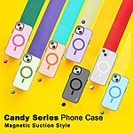 Θήκη iPhone 14 / 13 - IMAK - Σκληρή Πλάτη PC+TPU - Λευκό - MagSafe — εικόνα 8