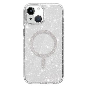 Θήκη iPhone 14 / 13 - OEM - Σκληρή Πλάτη PC+TPU - Λευκό - MagSafe/Stand — εικόνα 2