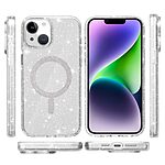 Θήκη iPhone 14 / 13 - OEM - Σκληρή Πλάτη PC+TPU - Λευκό - MagSafe/Stand — εικόνα 7