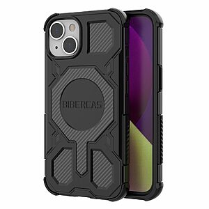 Θήκη iPhone 14 / 13 - BIBERCAS J-16 Series - Σκληρή Πλάτη PC+TPU - Μαύρο - MagSafe — εικόνα 2