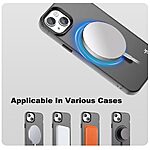 Θήκη iPhone 14 / 13 - IMAK - Σκληρή Πλάτη PC+TPU - Μαύρο - MagSafe — εικόνα 6