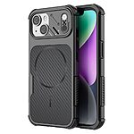 Σκληρή Πλάτη PC+TPU για iPhone 14 / 13 (OEM) σε Μαύρο — ενσωματωμένος μαγνήτης & ενισχυμένες γωνίες για προστασία από πτώσεις.