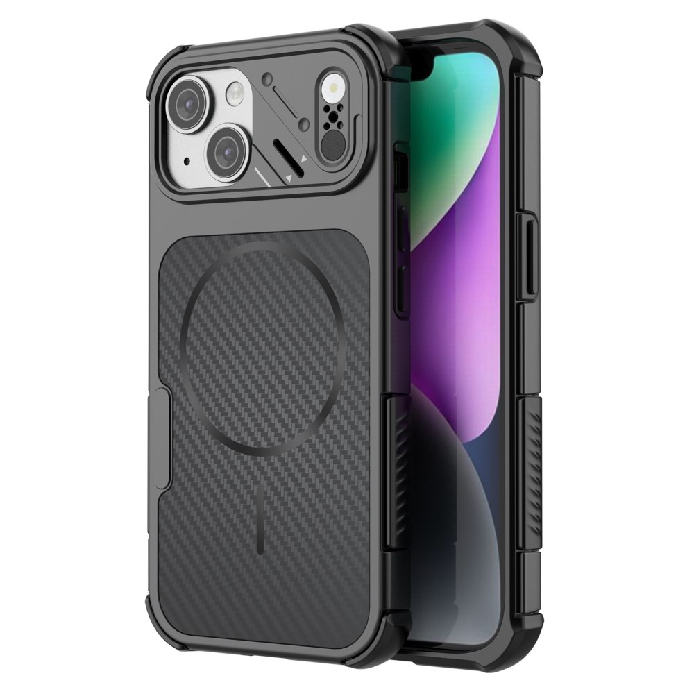 Θήκη iPhone 14 / 13 - OEM - Σκληρή Πλάτη PC+TPU - Μαύρο Σκληρή Πλάτη PC+TPU για iPhone 14 / 13 (OEM) σε Μαύρο — ενσωματωμένος μαγνήτης & ενισχυμένες γωνίες για προστασία από πτώσεις.