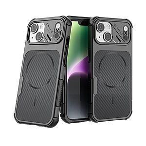 Θήκη iPhone 14 / 13 - OEM - Σκληρή Πλάτη PC+TPU - Μαύρο — εικόνα 2