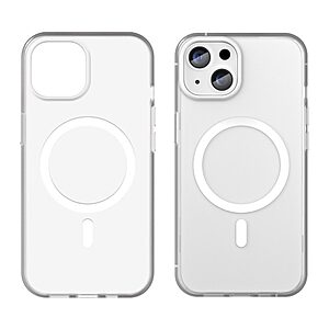 Θήκη iPhone 14 - OEM - Σκληρή Πλάτη PC+TPU - Λευκό - MagSafe — εικόνα 2