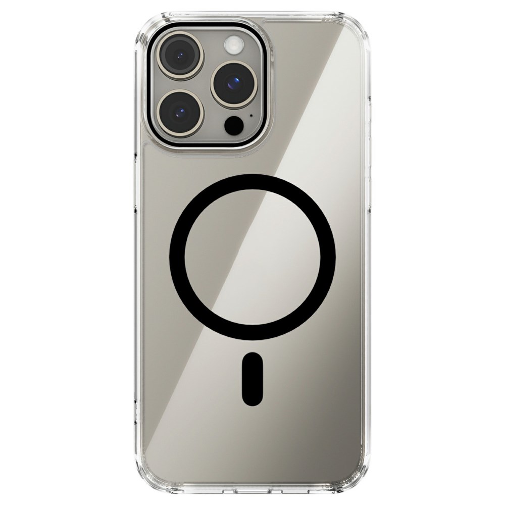 Θήκη iPhone 14 Pro Max - ABEEL - Σκληρή Πλάτη PC+TPU - Μαύρο - MagSafe Σκληρή Πλάτη PC+TPU για iPhone 14 Pro Max (ABEEL) σε Μαύρο με MagSafe — ενισχυμένες γωνίες airbag & ανασηκωμένα χείλη για προστασία από πτώσεις.