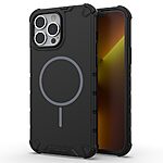 Σκληρή Πλάτη PC+TPU για iPhone 14 Pro Max (OEM) σε Μαύρο — διπλή προστασία, αερόσακοι στις γωνίες & μαγνητικός δακτύλιος για αξεσουάρ.