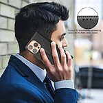 Θήκη iPhone 14 Pro Max - BINFEN COLOR BF32 - Flip Πορτοφόλι από Συνθετικό Δέρμα (PU) με TPU - Μαύρο - RFID/Stand — εικόνα 5