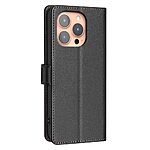 Θήκη iPhone 14 Pro Max - BINFEN COLOR BF32 - Flip Πορτοφόλι από Συνθετικό Δέρμα (PU) με TPU - Μαύρο - RFID/Stand — εικόνα 7