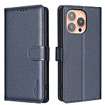 Flip Πορτοφόλι από Συνθετικό Δέρμα (PU) με TPU για iPhone 14 Pro Max (BINFEN COLOR) — RFID, θήκες καρτών & stand για ασφάλεια και άνεση.