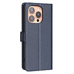 Θήκη iPhone 14 Pro Max - BINFEN COLOR BF32 - Flip Πορτοφόλι από Συνθετικό Δέρμα (PU) με TPU - Μπλε - RFID/Stand — εικόνα 7