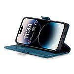 Θήκη iPhone 14 Pro Max - CASEME 023 - Flip Πορτοφόλι από Συνθετικό Δέρμα (PU) με TPU - Μπλε - RFID/Stand — εικόνα 10