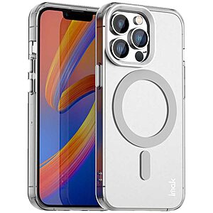 Θήκη iPhone 14 Pro - IMAK - Σκληρή Πλάτη PC+TPU - Λευκό - MagSafe — εικόνα 2