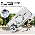 Θήκη iPhone 14 Pro - IMAK - Σκληρή Πλάτη PC+TPU - Λευκό - MagSafe — εικόνα 4