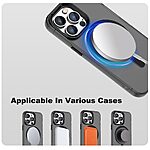 Θήκη iPhone 14 Pro - IMAK - Σκληρή Πλάτη PC+TPU - Μαύρο - MagSafe — εικόνα 6