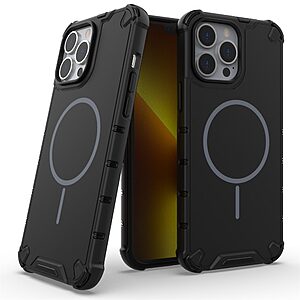 Θήκη iPhone 14 Pro - OEM - Σκληρή Πλάτη PC+TPU - Μαύρο — εικόνα 2