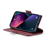 Θήκη iPhone 14 - CASEME 023 - Flip Πορτοφόλι από Συνθετικό Δέρμα (PU) με TPU - Κόκκινο - RFID/Stand — εικόνα 10