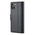 Θήκη iPhone 14 - CASEME 023 - Flip Πορτοφόλι από Συνθετικό Δέρμα (PU) με TPU - Μαύρο - RFID/Stand — εικόνα 8