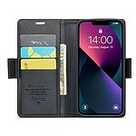 Θήκη iPhone 14 - CASEME 023 - Flip Πορτοφόλι από Συνθετικό Δέρμα (PU) με TPU - Μαύρο - RFID/Stand — εικόνα 9