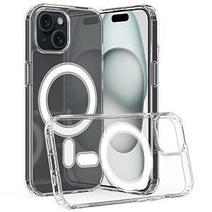 Θήκη iPhone 15 - OEM - Σκληρή Πλάτη PC+TPU - Διάφανο - MagSafe — εικόνα 2
