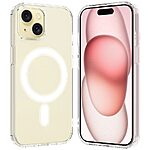 Θήκη iPhone 15 - OEM - Σκληρή Πλάτη PC+TPU - Διάφανο - MagSafe — εικόνα 9