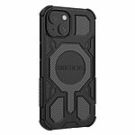 Θήκη iPhone 15 - BIBERCAS J-16 Series - Σκληρή Πλάτη PC+TPU - Μαύρο - MagSafe — εικόνα 3