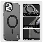 Θήκη iPhone 15 - IMAK - Σκληρή Πλάτη PC+TPU - Μαύρο - MagSafe — εικόνα 4