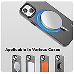 Θήκη iPhone 15 - IMAK - Σκληρή Πλάτη PC+TPU - Μαύρο - MagSafe — εικόνα 5