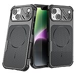 Θήκη iPhone 15 - OEM - Σκληρή Πλάτη PC+TPU - Μαύρο — εικόνα 3