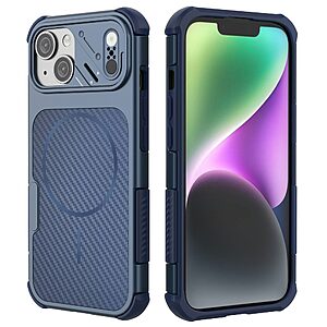 Θήκη iPhone 15 - OEM - Σκληρή Πλάτη PC+TPU - Μπλε — εικόνα 2