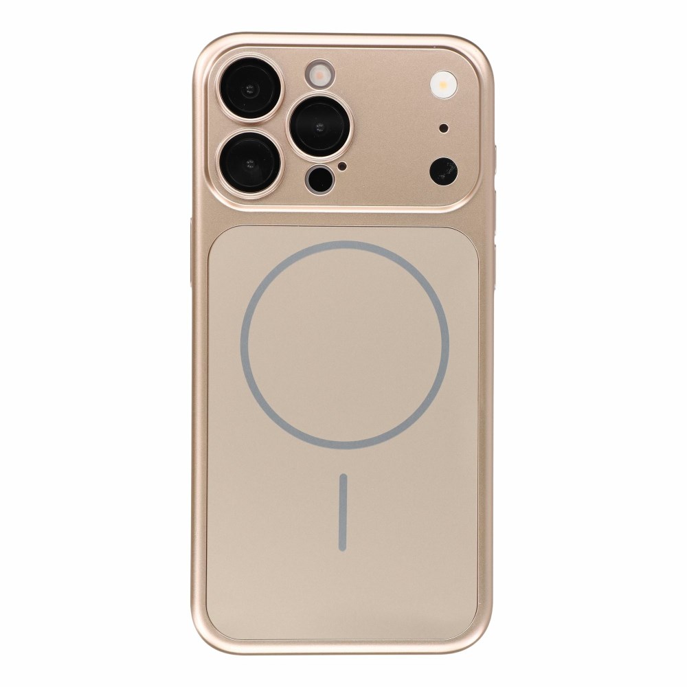 Θήκη iPhone 15 Pro Max - OEM - Σκληρή Πλάτη PC - Χρυσό Σκληρή Πλάτη PC για iPhone 15 Pro Max (OEM) σε Χρυσό — ενσωματωμένο προστατευτικό κάμερας & μεταλλικό έλασμα για μαγνητικές βάσεις αυτοκινήτου.