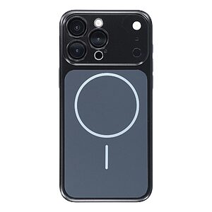 Σκληρή Πλάτη PC για iPhone 15 Pro Max (OEM) σε Μαύρο — λεπτό προφίλ 1.5mm με ενσωματωμένο προστατευτικό κάμερας για καθημερινή προστασία.