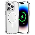 Σκληρή Πλάτη PC+TPU για iPhone 15 Pro Max (OEM) σε Διάφανο με MagSafe — ανασηκωμένα χείλη & μαγνητικό δαχτυλίδι για καθημερινή προστασία.