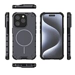 Θήκη iPhone 15 Pro Max - OEM - Σκληρή Πλάτη PC+TPU - Γκρι — εικόνα 3