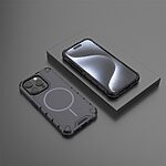 Θήκη iPhone 15 Pro Max - OEM - Σκληρή Πλάτη PC+TPU - Γκρι — εικόνα 4