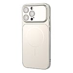 Σκληρή Πλάτη PC+TPU για iPhone 15 Pro Max (OEM) σε Γκρι — ματ φινίρισμα, μαγνητικός δακτύλιος & ενσωματωμένη προστασία φακών κάμερας.