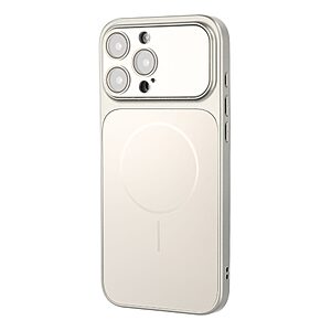 Σκληρή Πλάτη PC+TPU για iPhone 15 Pro Max (OEM) σε Γκρι — ματ φινίρισμα, μαγνητικός δακτύλιος & ενσωματωμένη προστασία φακών κάμερας.