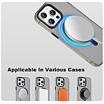 Θήκη iPhone 15 Pro Max - IMAK - Σκληρή Πλάτη PC+TPU - Μαύρο - MagSafe — εικόνα 5