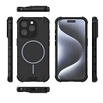 Θήκη iPhone 15 Pro Max - OEM - Σκληρή Πλάτη PC+TPU - Μαύρο — εικόνα 3